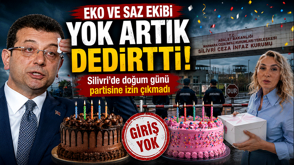 Eko ve saz ekibi yok artık dedirtti! Silivri'de doğum günü partisine izin çıkmadı