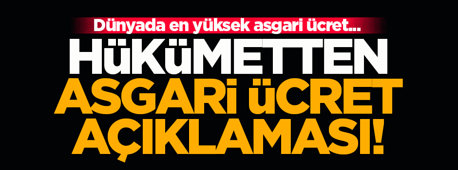 Ekonomi Bakanı Zeybekçi'den 'asgari ücret' açıklaması