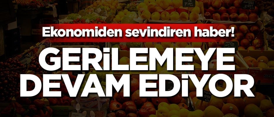 Ekonomiden sevindiren haber! Gerilemeye devam ediyor