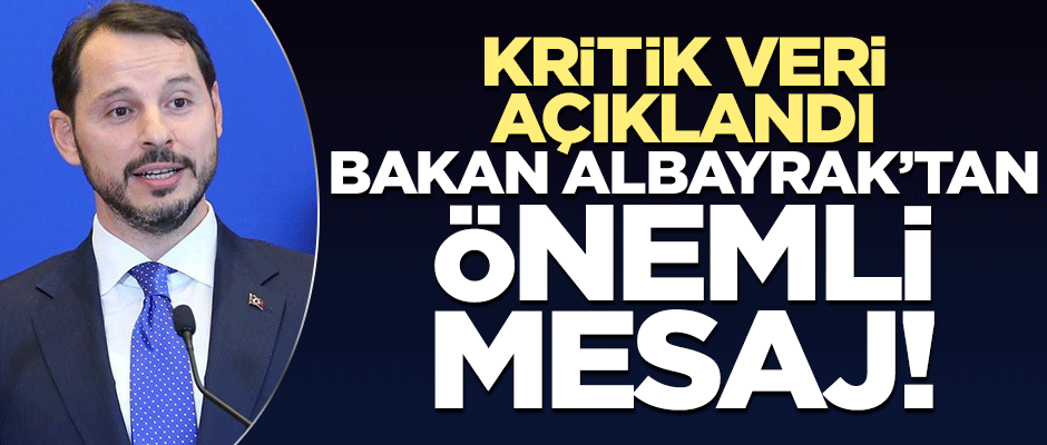Ekonomik güven endeksi açıklandı! Bakan Albayrak'tan önemli açıklama