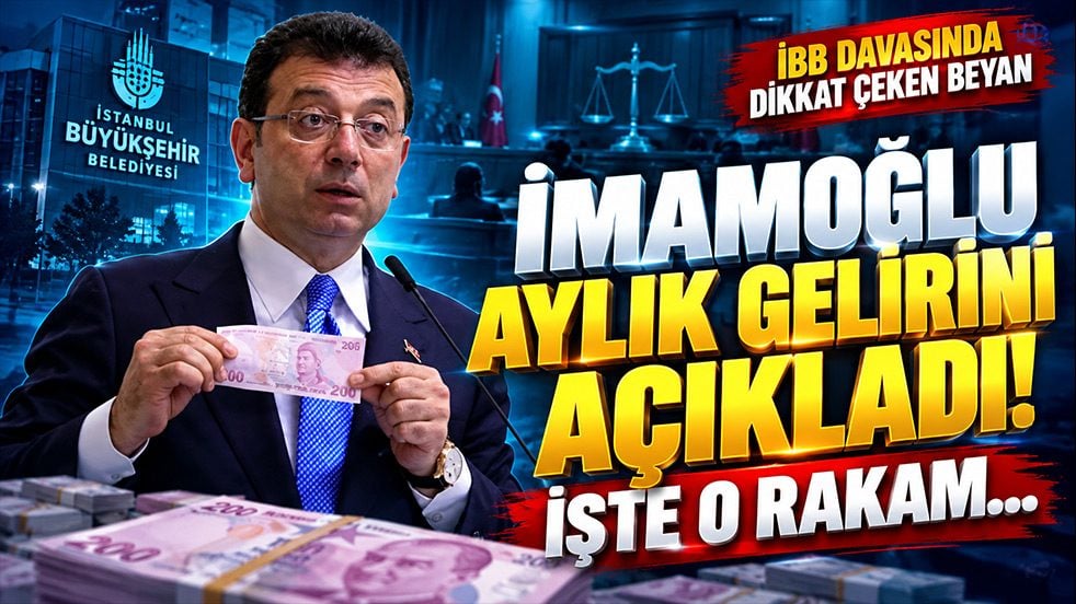 Ekrem İmamoğlu aylık gelirini açıkladı! İşte mahkemede söylediği rakam