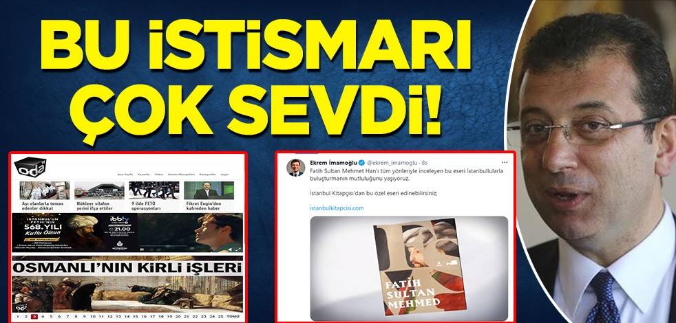 Ekrem İmamoğlu bu istismarı çok sevdi! 'Yuh' dedirten Fatih Sultan Mehmed Han ikiyüzlülüğü