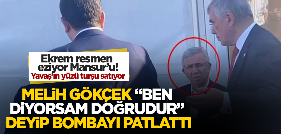 Ekrem İmamoğlu-Mansur Yavaş görüntüsü olay oldu! Melih Gökçek bombayı patlattı