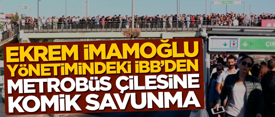 Ekrem İmamoğlu yönetimindeki İBB, metrobüs çilesini iki şoföre bağladı