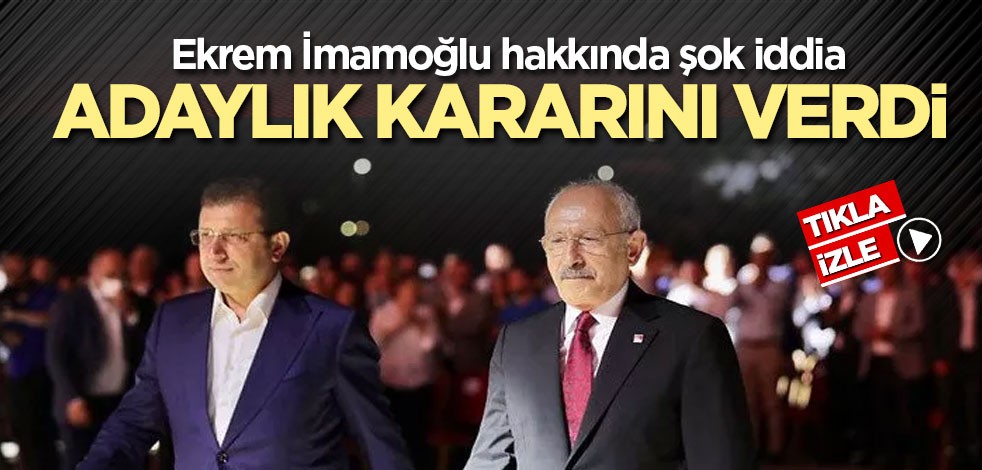 Ekrem İmamoğlu'ndan ilginç istek! Kılıçdaroğlu'na iletti