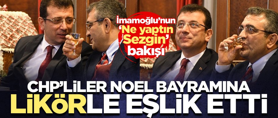 Ekrem İmamoğlu'ndan "Noel" ziyareti! Tanrıkulu'nun 'likör' keyfi