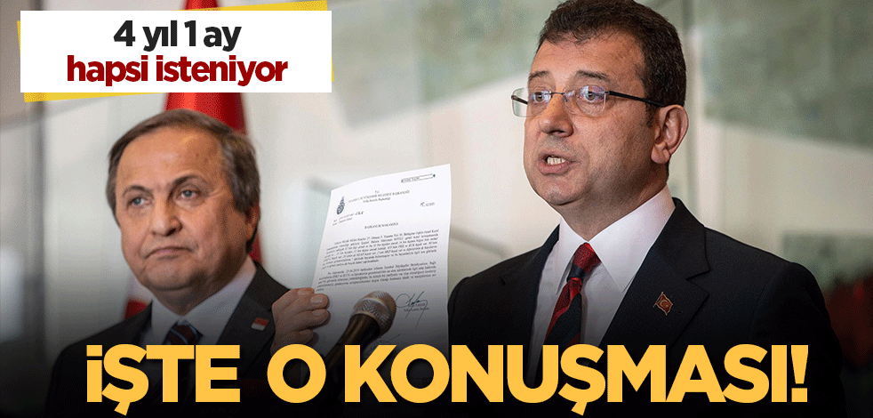 Ekrem İmamoğlu'nun dört yıl cezaya mahkum olması istenen işte o konuşması!