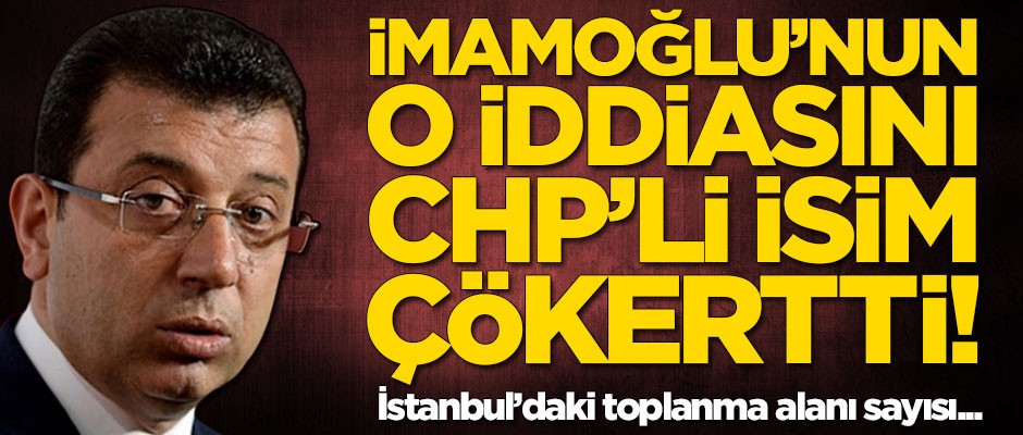 Ekrem İmamoğlu'nun o iddiasını Bülent Kerimoğlu çökertti!