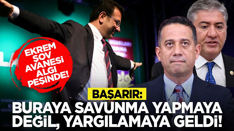 Ekrem şov, avanesi algı peşinde! Başarır: ‘Buraya savunma yapmaya değil, yargılamaya geldi!’