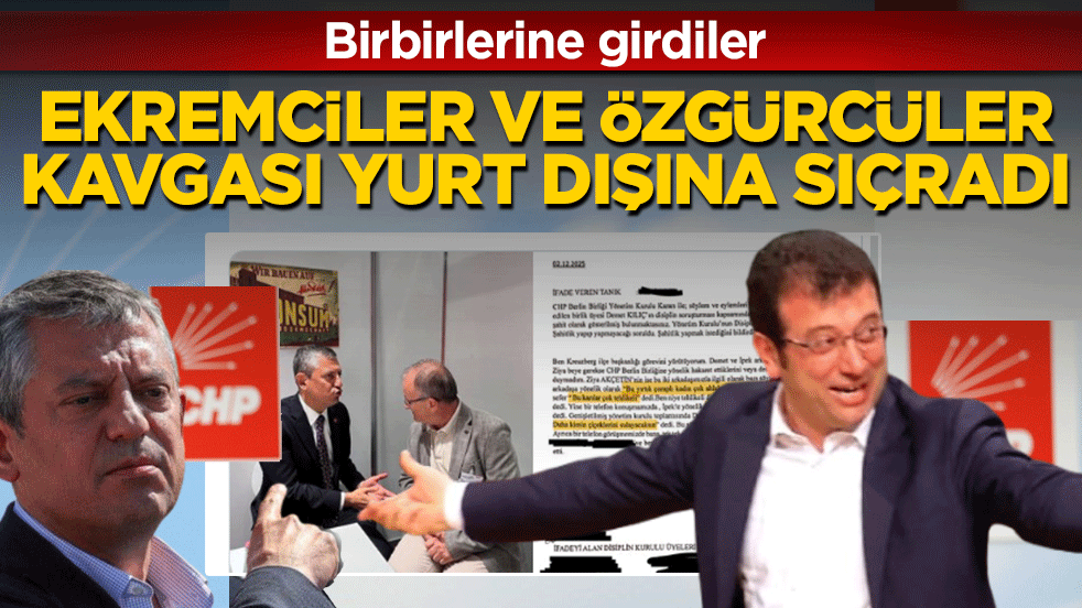 Ekremciler ve Özgürcüler kavgası yurt dışına sıçradı: Birbirlerine girdiler