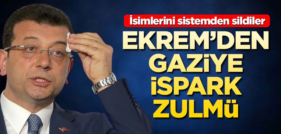 Ekrem’den gaziye İSPARK zulmü!