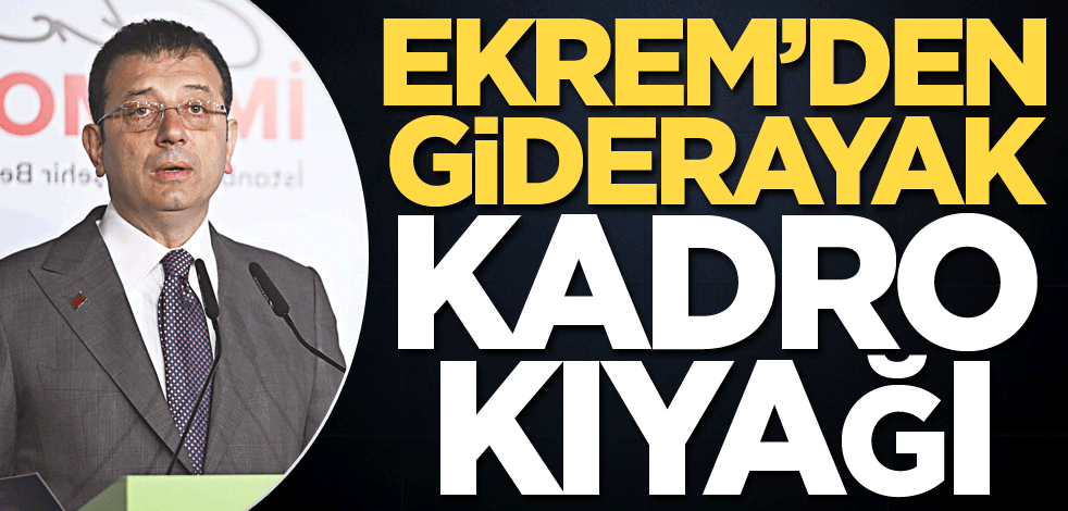 Ekrem'den giderayak kadro kıyağı