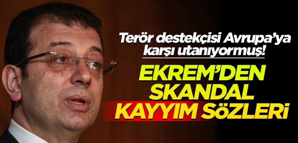 Ekrem’den skandal kayyım sözleri