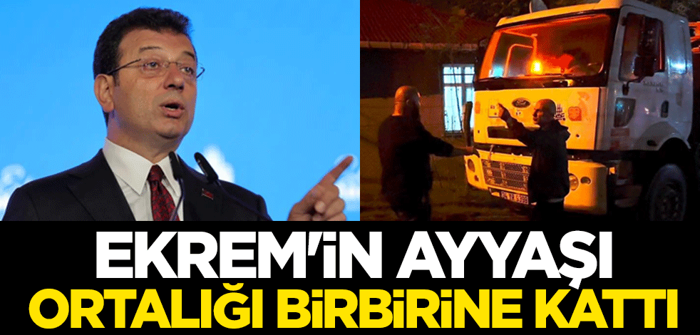 Ekrem'in ayyaşı ortalığı birbirine kattı