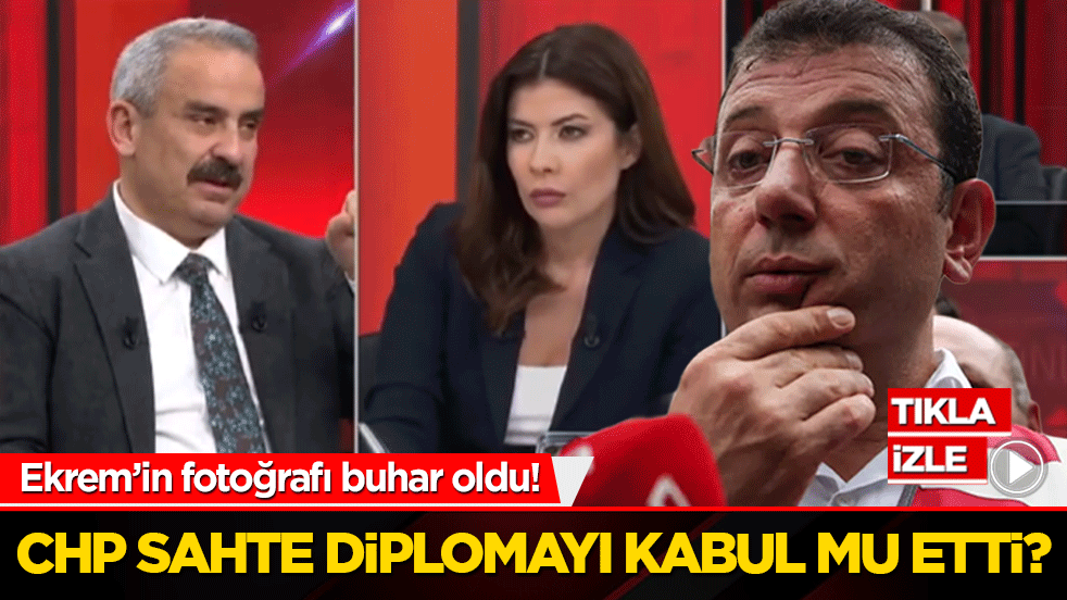 Ekrem'in fotoğrafı buhar oldu! CHP sahte diplomayı kabul mu etti?