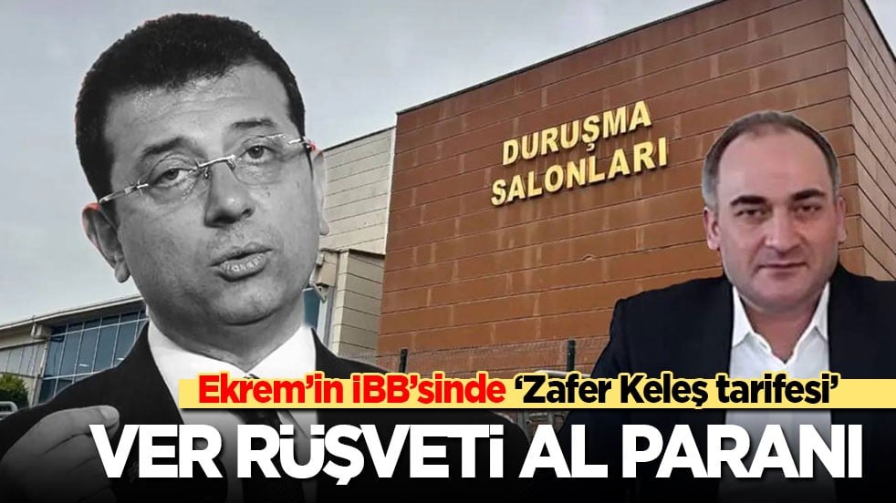 Ekrem’in İBB’sinde ‘Zafer Keleş tarifesi’: Ver rüşveti al paranı!