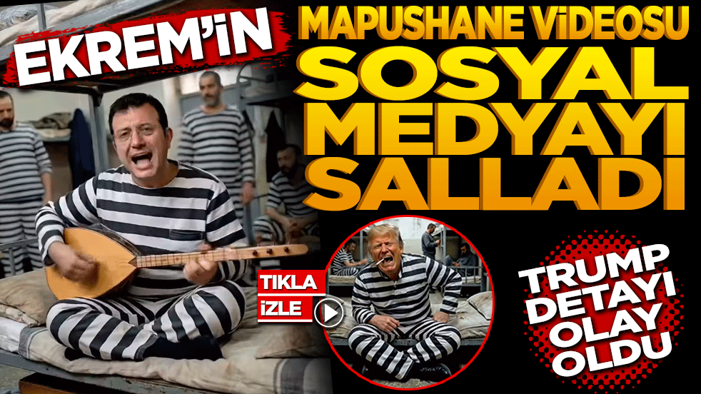 Ekrem’in mapushane videosu sosyal medyayı salladı! Trump detayı olay oldu