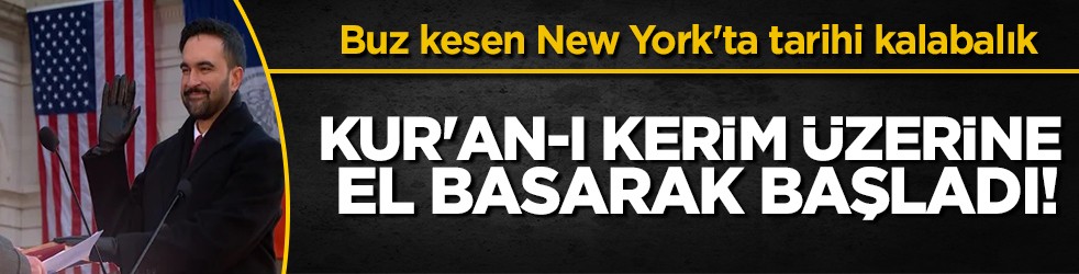 Eksi 13 derecede tarihi yemin: New York’ta Mamdani dönemi resmen başladı!