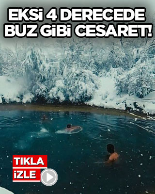 Eksi 4 derecede buz gibi cesaret!