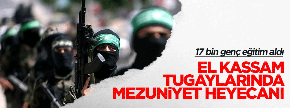 El-Kassam tugayları 17 bin genci mezun etti