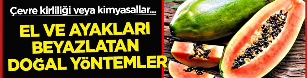 El ve ayakları beyazlatan yöntemler yardımcı oluyor sürün: Bölgeye uygulayın! Onlarla banyo yapın, kapatacak