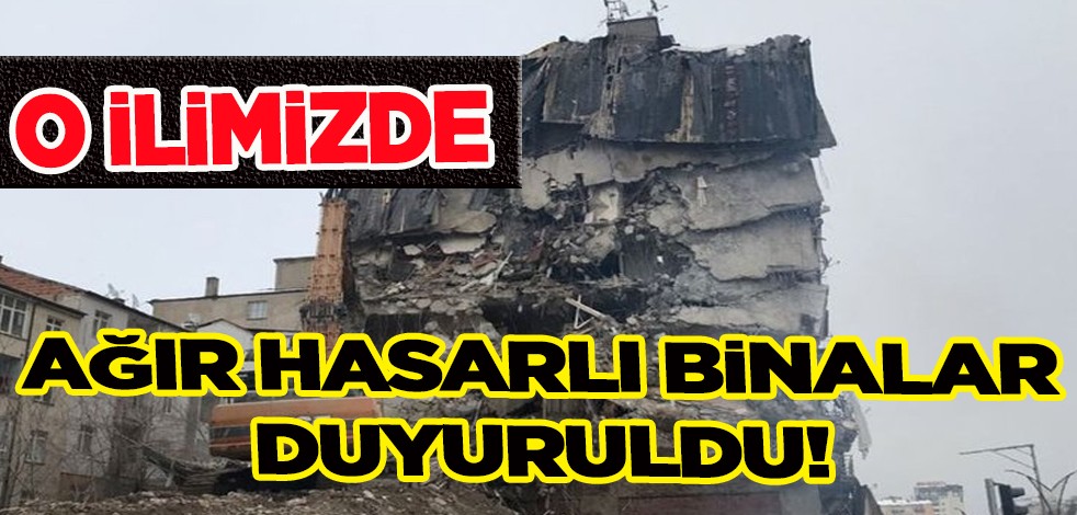 Elazığ'da 14 bin 698 bina incelendi ve açıklandı; 3 bin 309 bina ağır hasarlı diyerek duyuruldu!