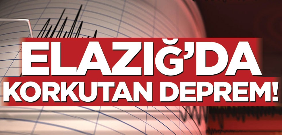 Elazığ'da bir deprem daha!