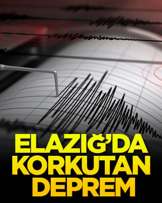 Elazığ’da korkutan deprem
