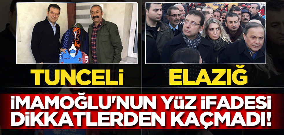 Elazığ'da üzgün görünen İmamoğlu, komünist başkanın yanında gülerek poz verdi!