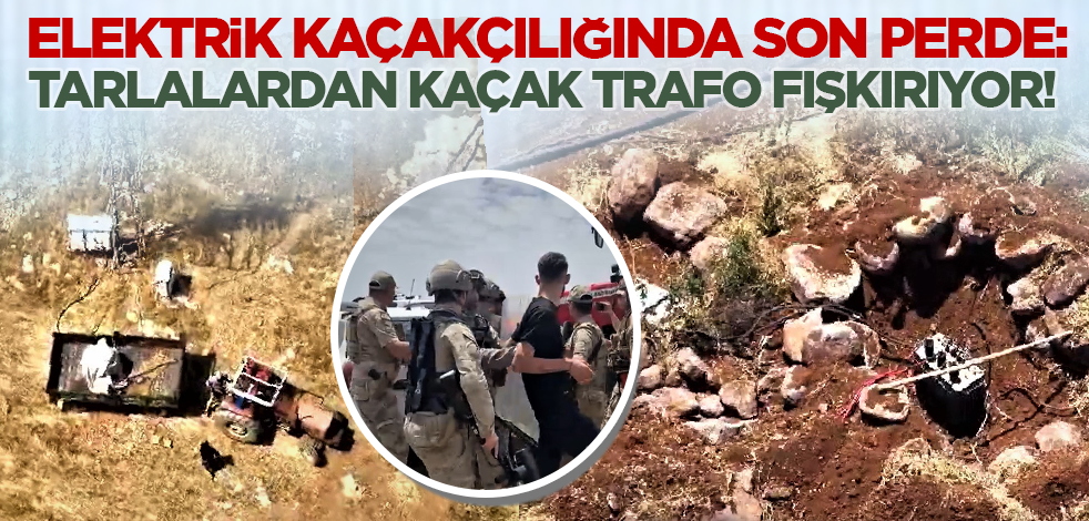 Elektrik kaçakçılığında son perde: Tarlalardan korsan trafo fışkırıyor!