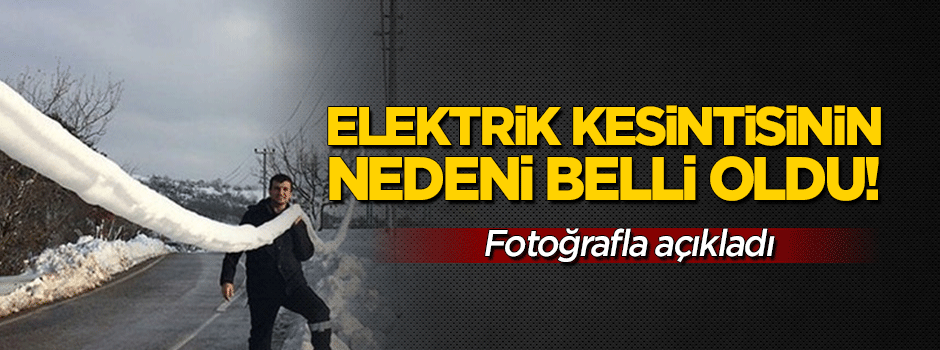 Kocaeli’deki elektrik kesintisinin nedeni belli oldu