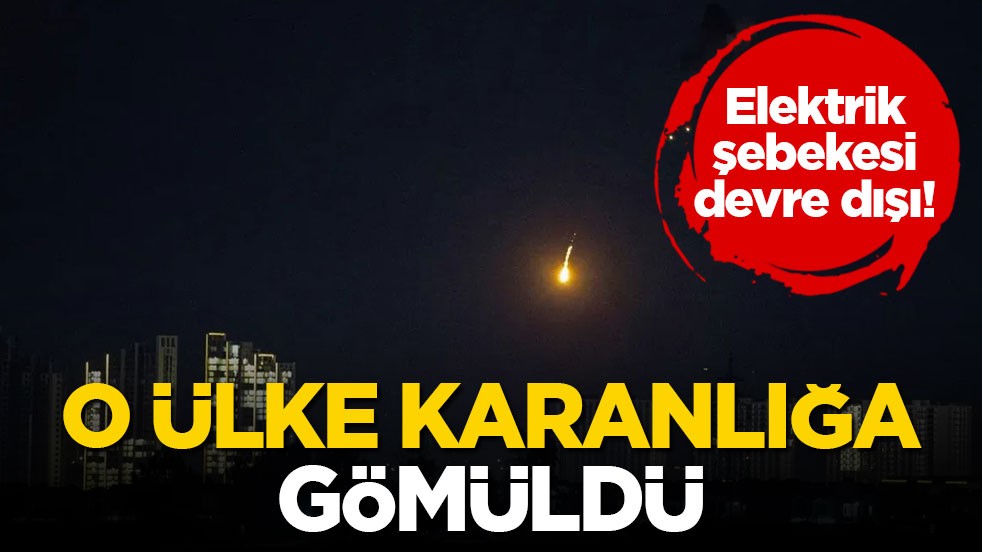 Elektrik şebekesi devre dışı! O ülke karanlığa gömüldü