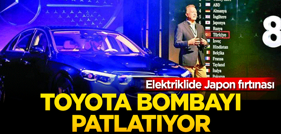 Elektriklide Japon fırtınası yaklaşıyor! Toyota bombayı patlatıyor
