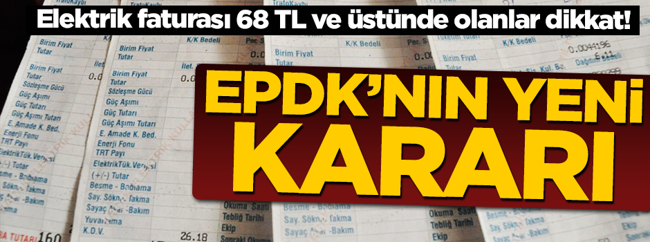 Elektrikte serbest tüketici limiti 2 bin kilovatsaate düşürüldü