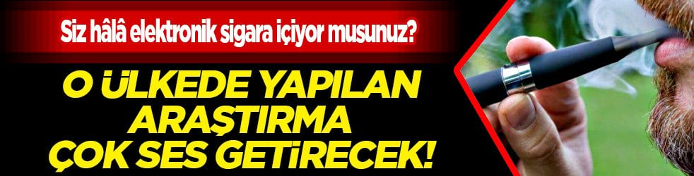 Elektronik sigara gencleri akciğer kanseri bile yapıyor: Gençlerde zararı büyük, tehlikenin önünü açıyor