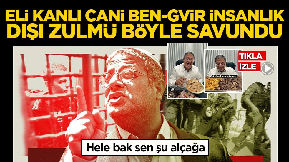 Eli kanlı cani Ben-Gvir insanlık dışı zulmü böyle savundu! ‘Hepsini ellerinden aldığım için gurur duyuyorum’