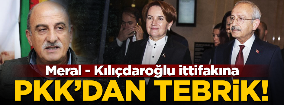 Eli kanlı PKK, CHP-İP ittifakından memnun oldu