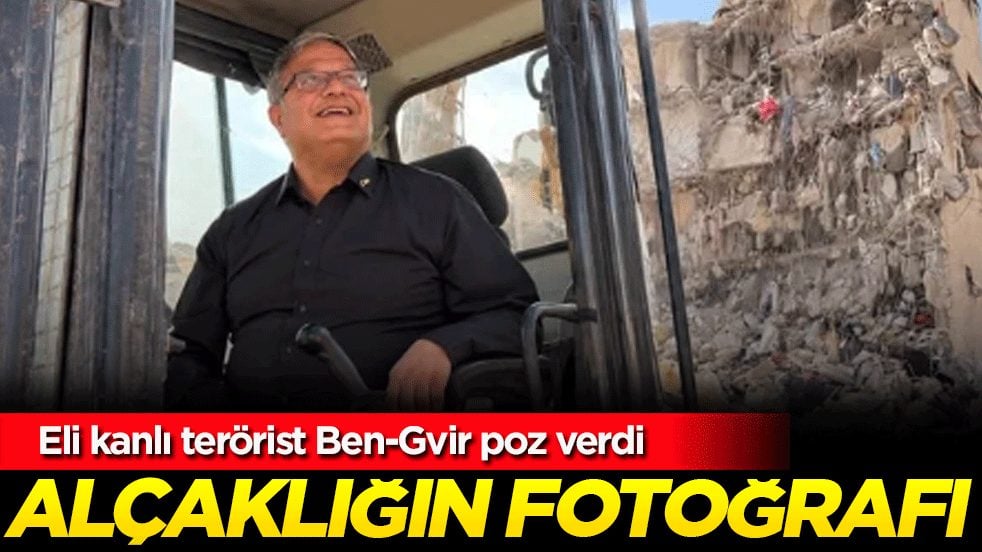 Eli kanlı terörist Ben-Gvir poz verdi: Alçaklığın fotoğrafı!