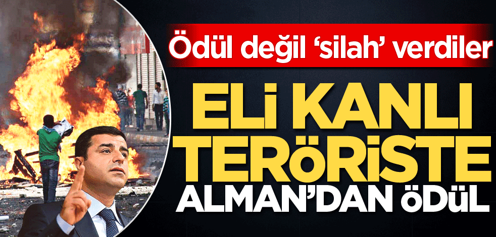 Eli kanlı teröriste Alman ödülü