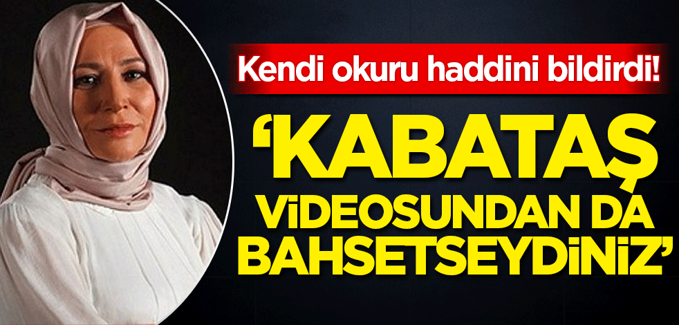 Elif Çakır'a kendi okuru haddini bildirdi! 'Keşke Kabataş videosundan da bahsetseydiniz'