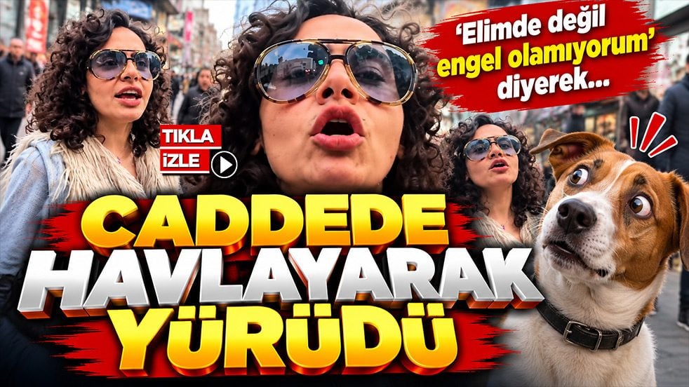 ‘Elimde değil’ dedi, caddede havlayarak yürüdü! Sosyal medyada ‘etkileşim’ uğruna gelinen nokta