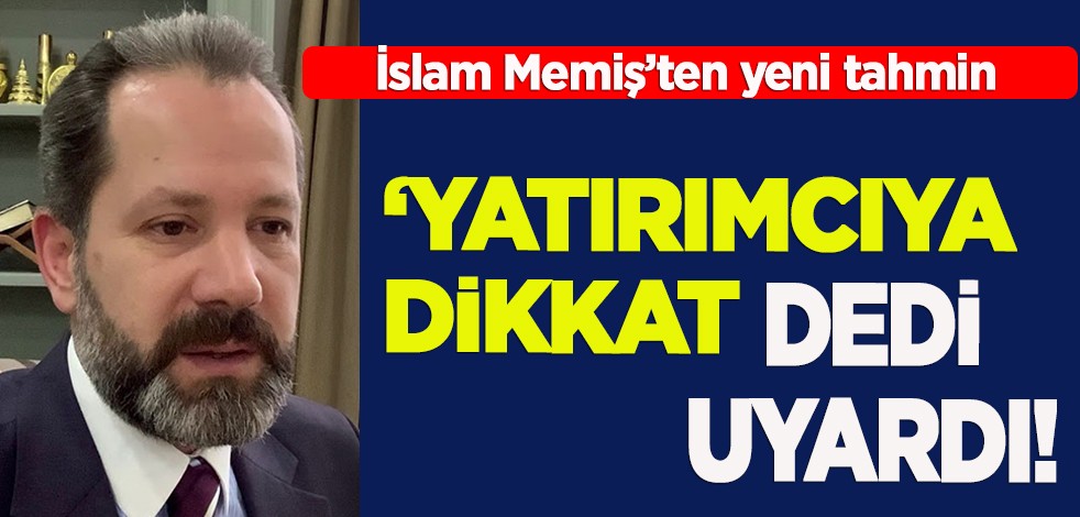 Elinde, cebinde, bankada altını olanlar dikkat! İslam Memiş'ten altın yatırımcısına çağrı: 'Son tren için' tahmini