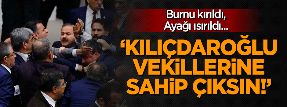 Elitaş: Kılıçdaroğlu milletvekillerine sahip çıksın