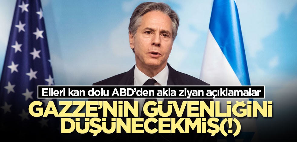 Elleri kan dolu ABD, Gazze'nin güvenliğini düşünecekmiş(!)