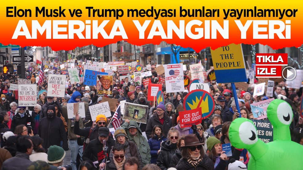 Elon Musk ve Trump medyası bunları yayınlamıyor! Amerika yangın yeri