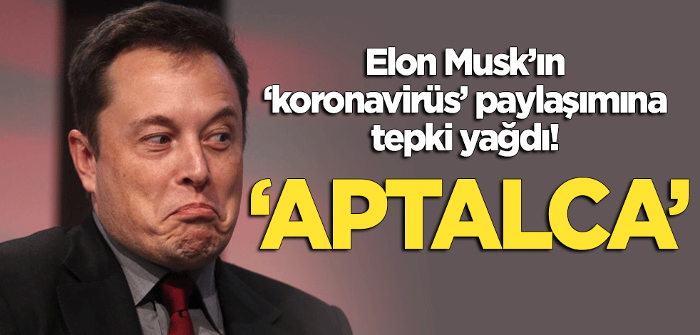 Elon Musk'ın 'koronavirüs' paylaşımına tepki yağdı: Aptalca
