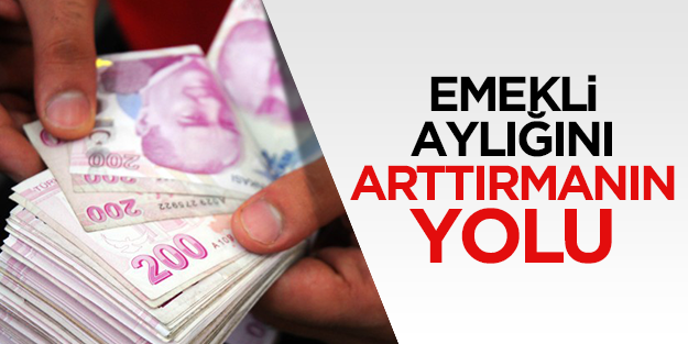 Emekli aylığını her ay 20 lira artırmanın yolu