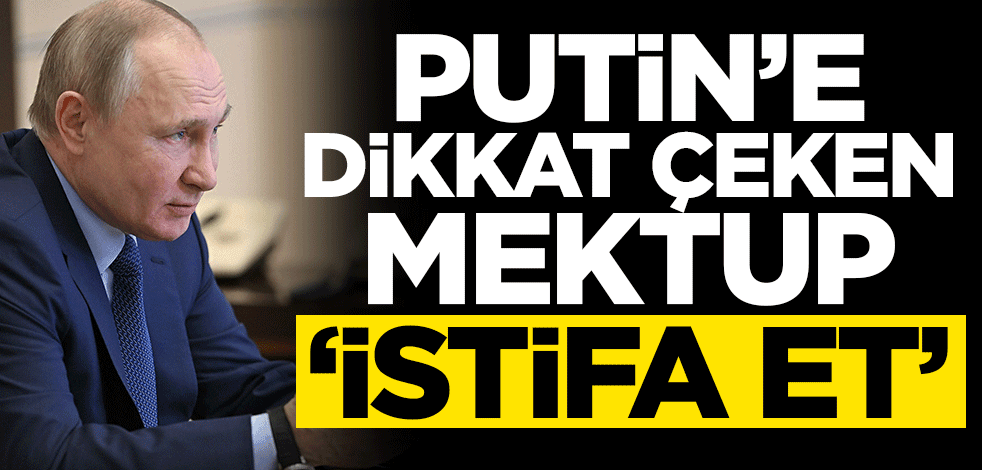 Emekli generalden Putin'e dikkat çeken istifa mektubu