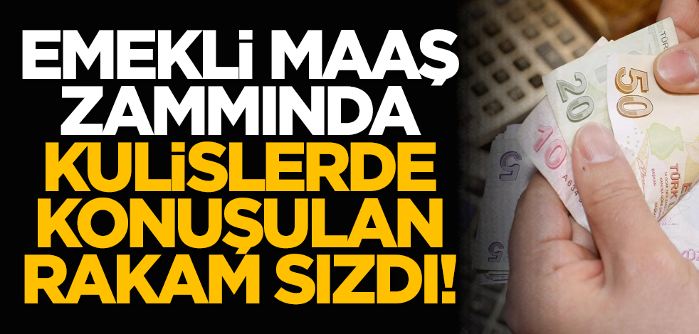 Emekli maaş zammında kulislerde konuşulan rakam sızdı!