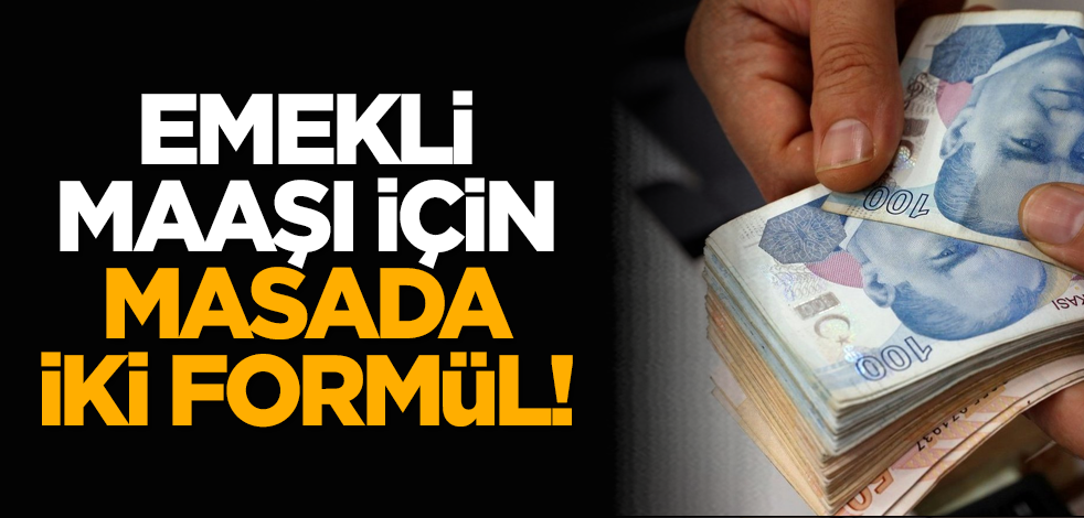 Emekli maaşı için masada iki formül!